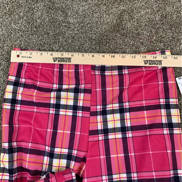 Jolie & Joy Plaid Lounge Pants NWT Size XL Pink Black White Polyester… - Picture 5 of 13